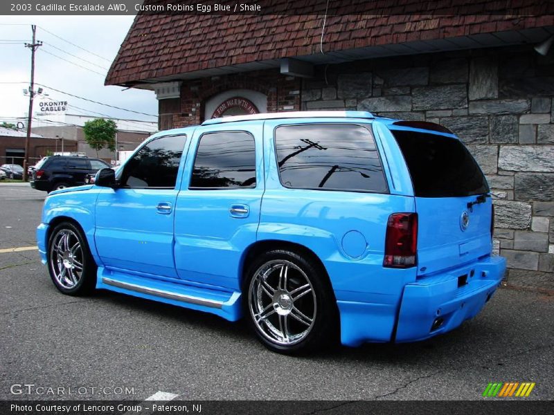 Custom Robins Egg Blue / Shale 2003 Cadillac Escalade AWD