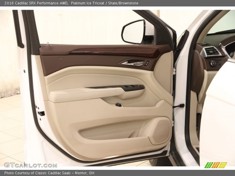 Platinum Ice Tricoat / Shale/Brownstone 2016 Cadillac SRX Performance AWD
