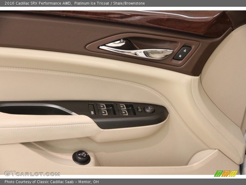 Platinum Ice Tricoat / Shale/Brownstone 2016 Cadillac SRX Performance AWD