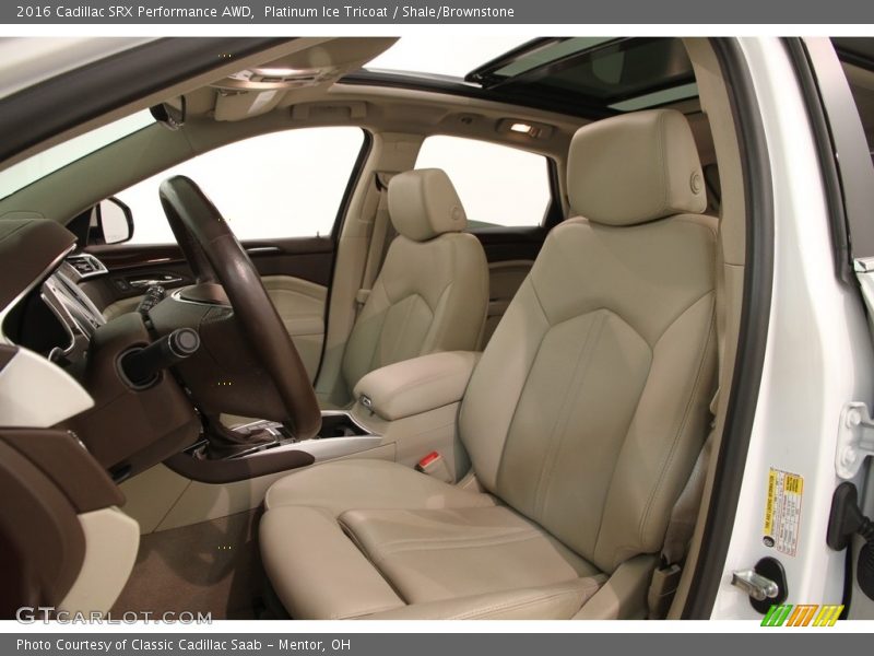 Platinum Ice Tricoat / Shale/Brownstone 2016 Cadillac SRX Performance AWD