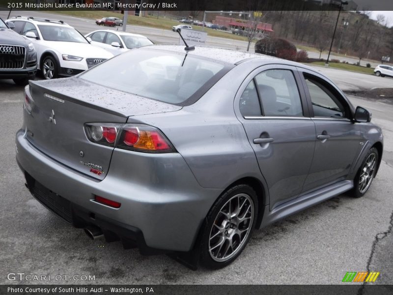 Mercury Gray / Black 2015 Mitsubishi Lancer Evolution MR