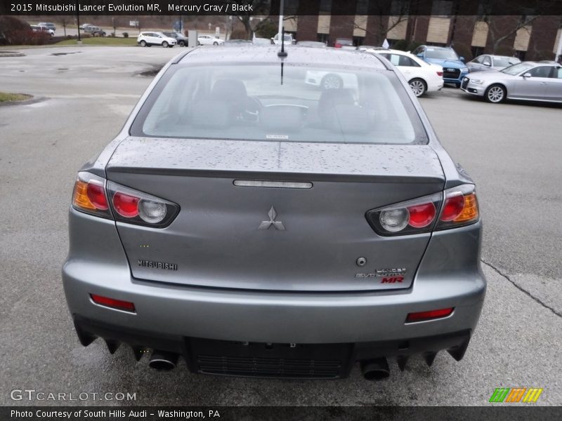 Mercury Gray / Black 2015 Mitsubishi Lancer Evolution MR