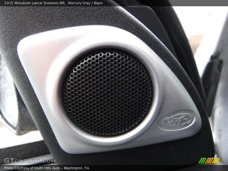 Mercury Gray / Black 2015 Mitsubishi Lancer Evolution MR