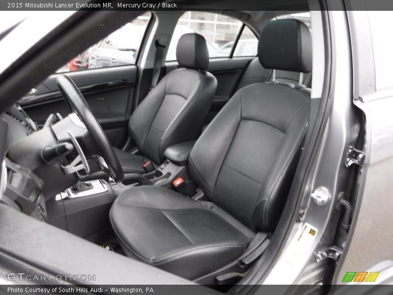 Front Seat of 2015 Lancer Evolution MR