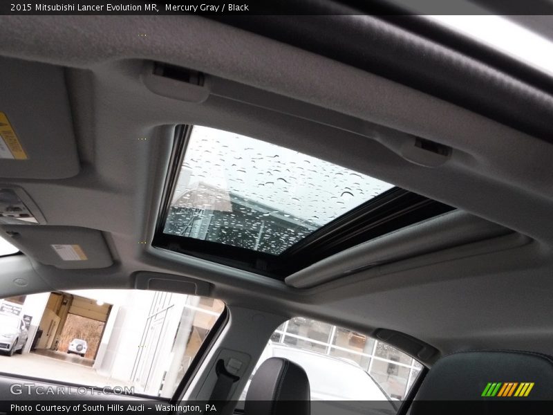 Mercury Gray / Black 2015 Mitsubishi Lancer Evolution MR