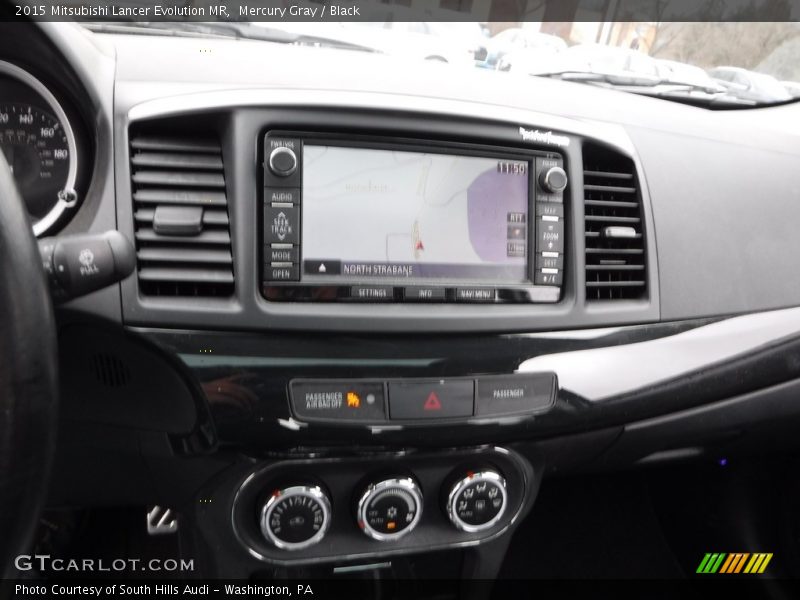 Mercury Gray / Black 2015 Mitsubishi Lancer Evolution MR