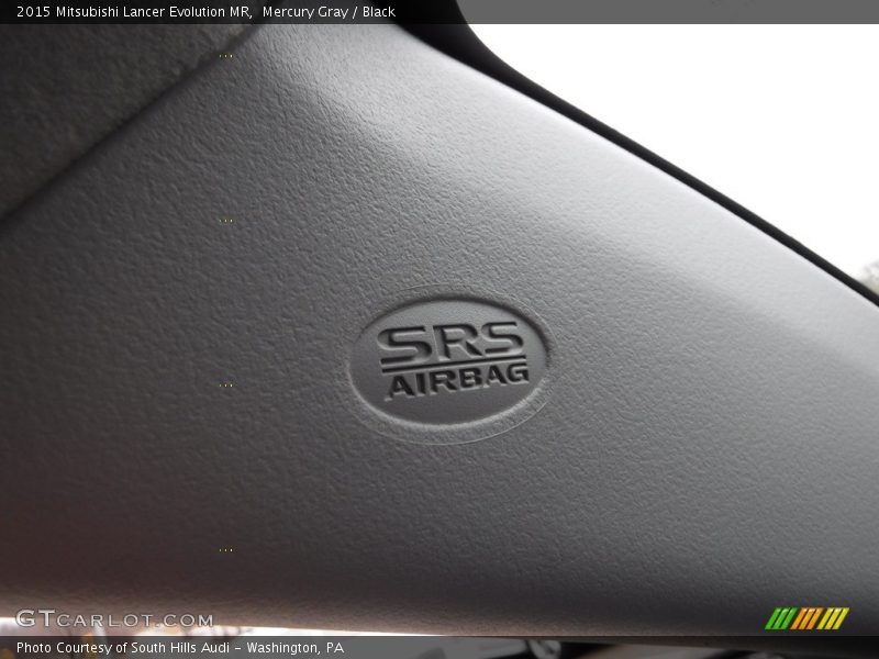 Mercury Gray / Black 2015 Mitsubishi Lancer Evolution MR