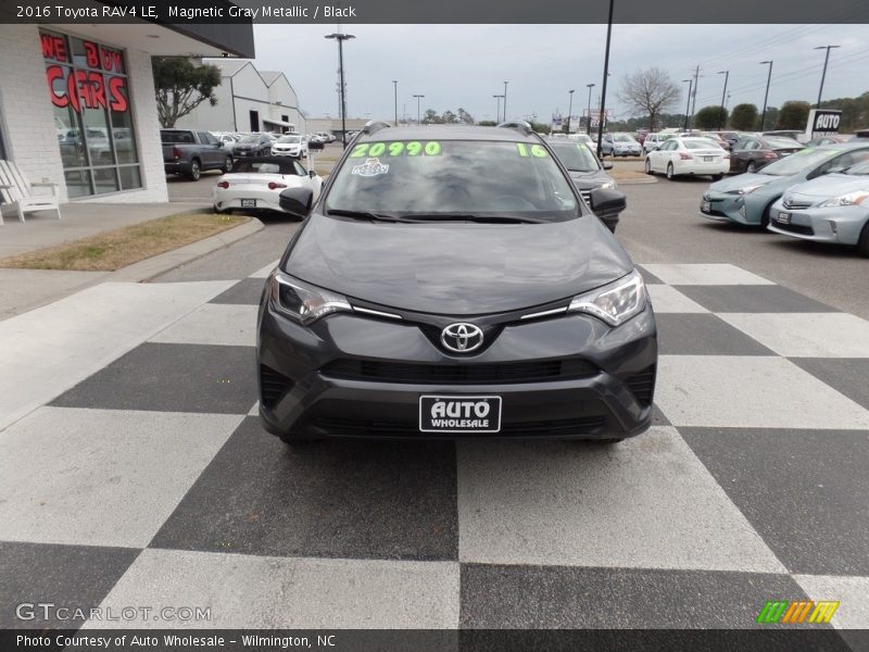 Magnetic Gray Metallic / Black 2016 Toyota RAV4 LE