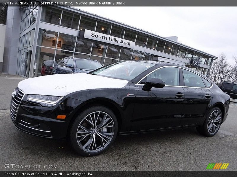 Mythos Black Metallic / Black 2017 Audi A7 3.0 TFSI Prestige quattro