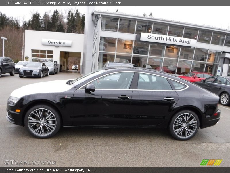 Mythos Black Metallic / Black 2017 Audi A7 3.0 TFSI Prestige quattro