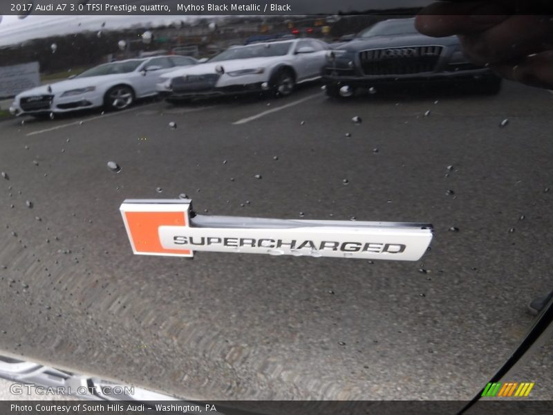 Mythos Black Metallic / Black 2017 Audi A7 3.0 TFSI Prestige quattro