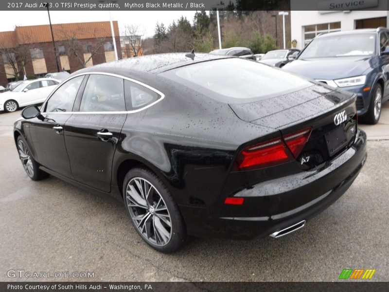 Mythos Black Metallic / Black 2017 Audi A7 3.0 TFSI Prestige quattro