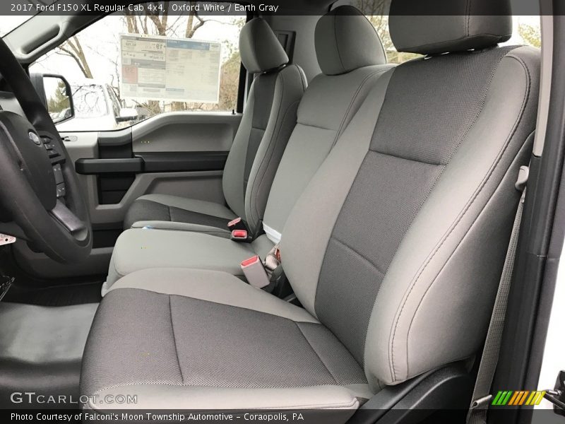 Front Seat of 2017 F150 XL Regular Cab 4x4
