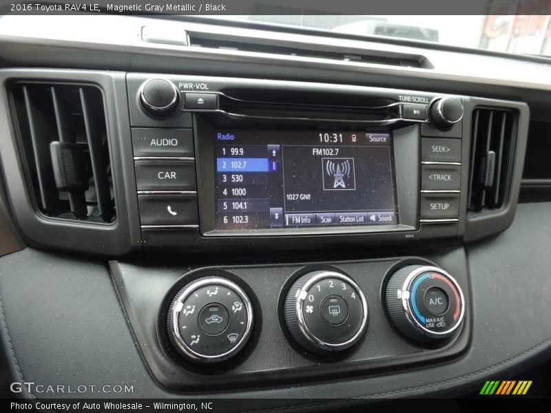 Magnetic Gray Metallic / Black 2016 Toyota RAV4 LE