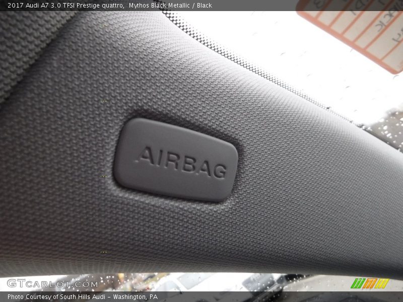 Mythos Black Metallic / Black 2017 Audi A7 3.0 TFSI Prestige quattro