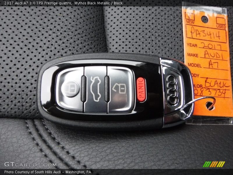 Keys of 2017 A7 3.0 TFSI Prestige quattro