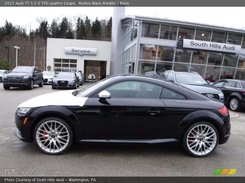 Mythos Black Metallic / Black 2017 Audi TT S 2.0 TFSI quattro Coupe