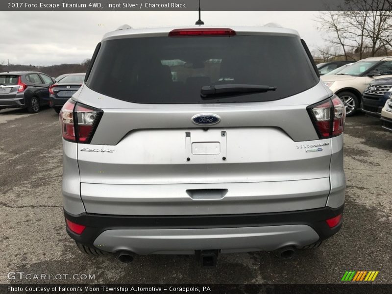 Ingot Silver / Charcoal Black 2017 Ford Escape Titanium 4WD