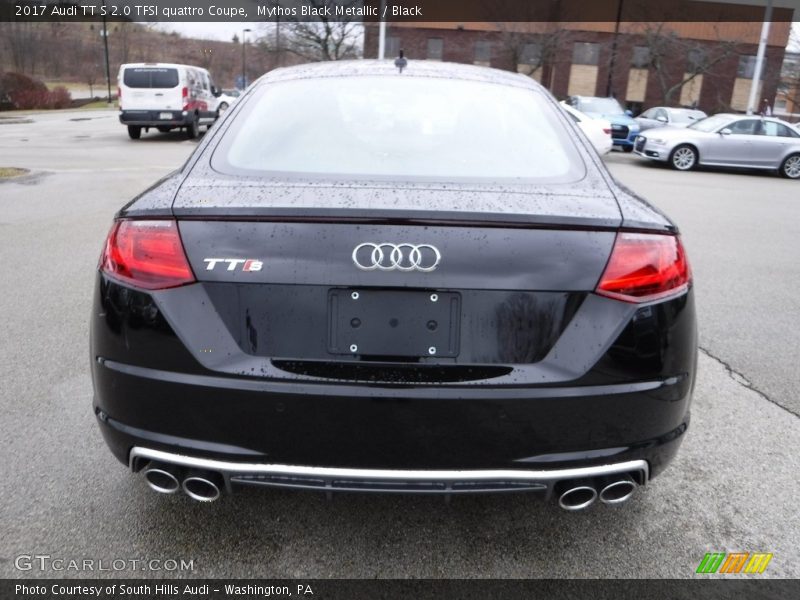 Mythos Black Metallic / Black 2017 Audi TT S 2.0 TFSI quattro Coupe