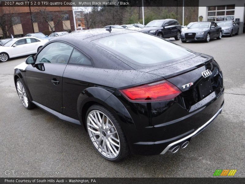 Mythos Black Metallic / Black 2017 Audi TT S 2.0 TFSI quattro Coupe