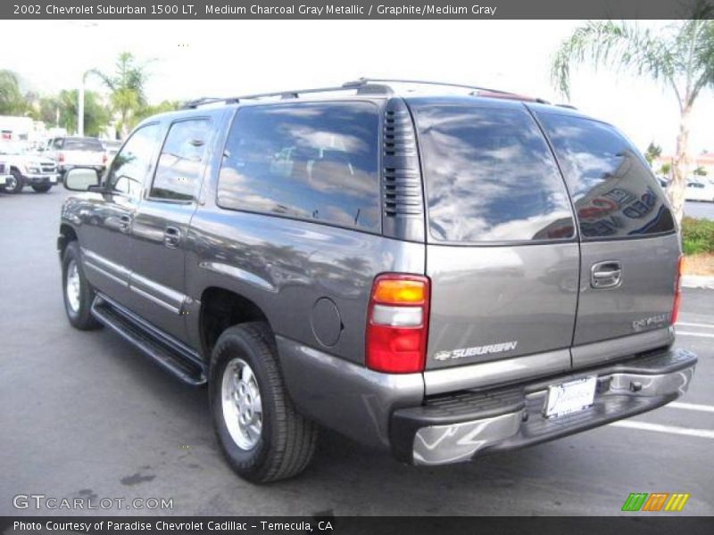 Medium Charcoal Gray Metallic / Graphite/Medium Gray 2002 Chevrolet Suburban 1500 LT