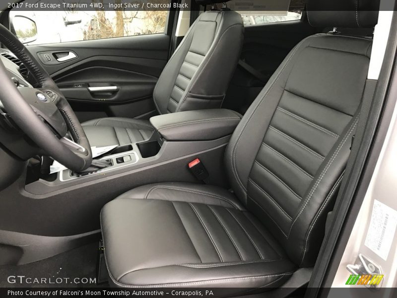 Ingot Silver / Charcoal Black 2017 Ford Escape Titanium 4WD