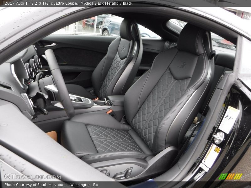 Mythos Black Metallic / Black 2017 Audi TT S 2.0 TFSI quattro Coupe