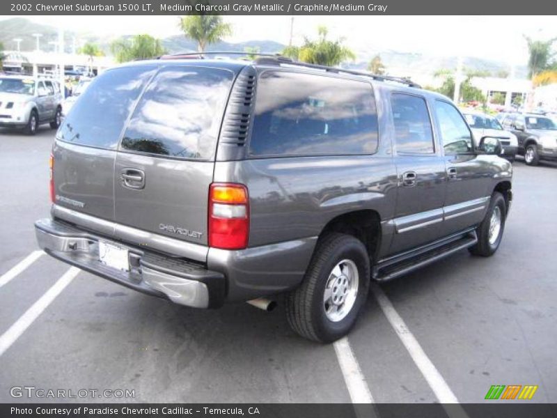 Medium Charcoal Gray Metallic / Graphite/Medium Gray 2002 Chevrolet Suburban 1500 LT