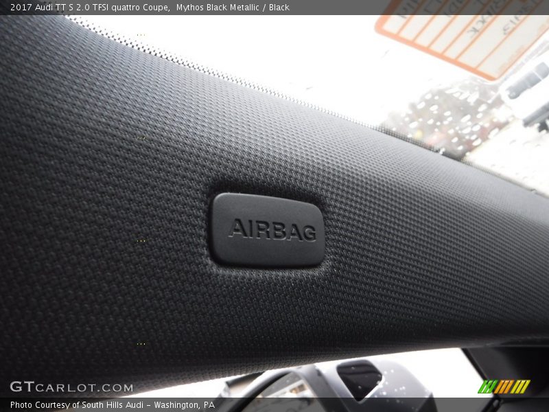 Mythos Black Metallic / Black 2017 Audi TT S 2.0 TFSI quattro Coupe