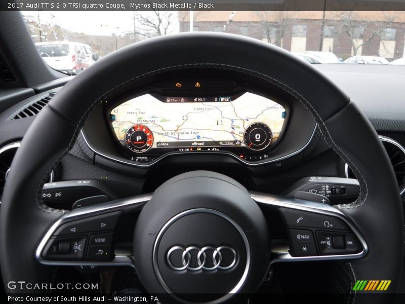 Mythos Black Metallic / Black 2017 Audi TT S 2.0 TFSI quattro Coupe