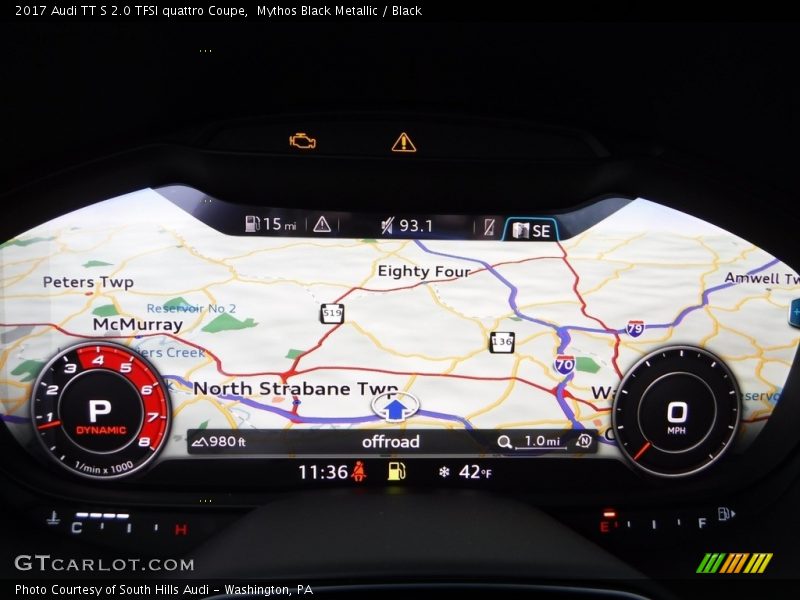 Navigation of 2017 TT S 2.0 TFSI quattro Coupe