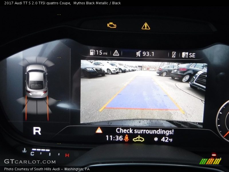 Mythos Black Metallic / Black 2017 Audi TT S 2.0 TFSI quattro Coupe