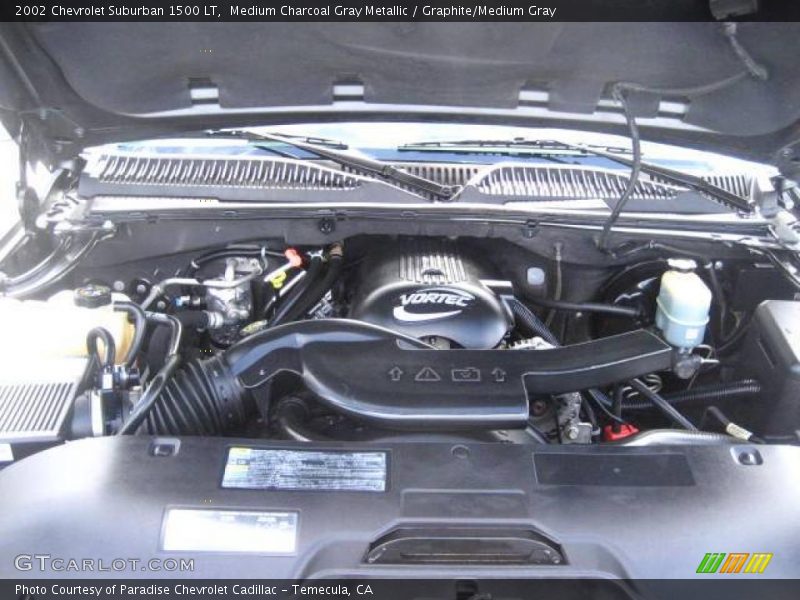 Medium Charcoal Gray Metallic / Graphite/Medium Gray 2002 Chevrolet Suburban 1500 LT