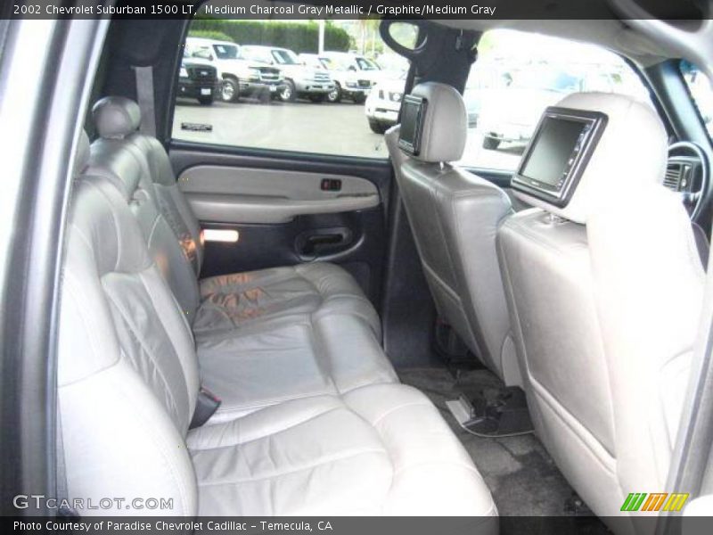 Medium Charcoal Gray Metallic / Graphite/Medium Gray 2002 Chevrolet Suburban 1500 LT