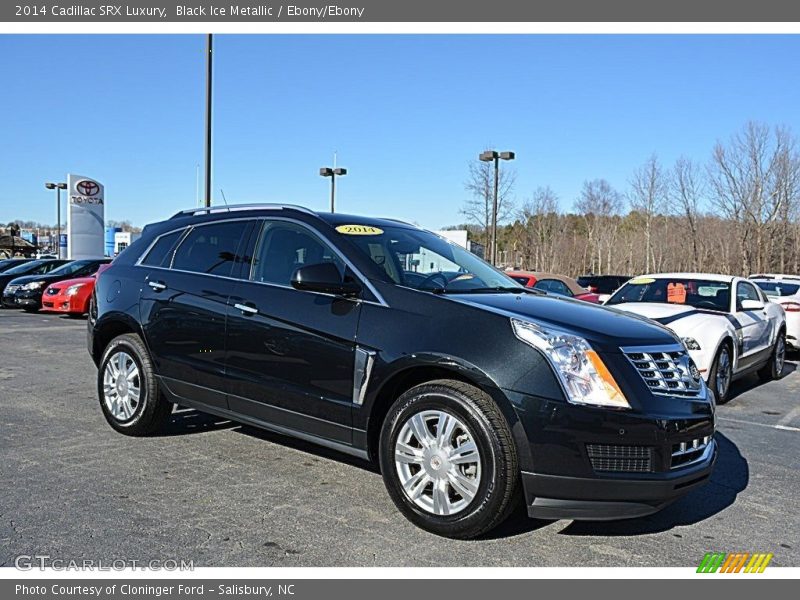 Black Ice Metallic / Ebony/Ebony 2014 Cadillac SRX Luxury