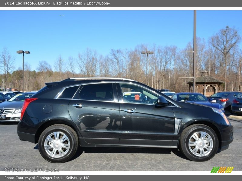Black Ice Metallic / Ebony/Ebony 2014 Cadillac SRX Luxury