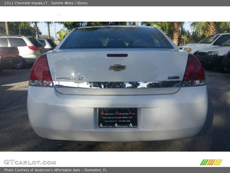 Summit White / Ebony 2011 Chevrolet Impala LT
