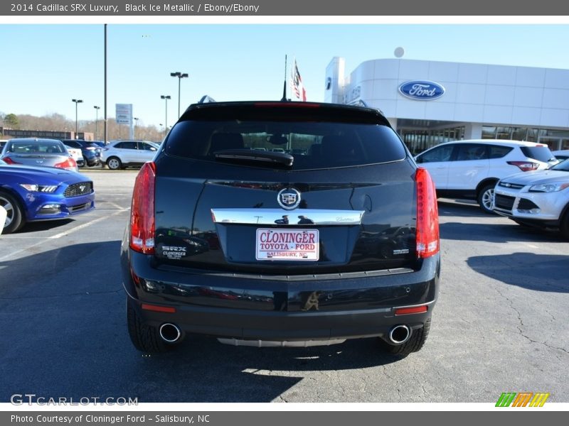 Black Ice Metallic / Ebony/Ebony 2014 Cadillac SRX Luxury