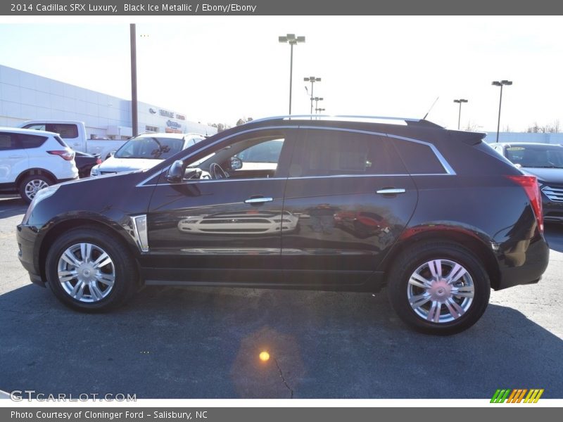 Black Ice Metallic / Ebony/Ebony 2014 Cadillac SRX Luxury