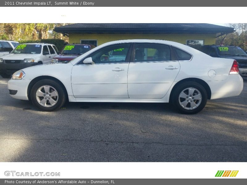 Summit White / Ebony 2011 Chevrolet Impala LT
