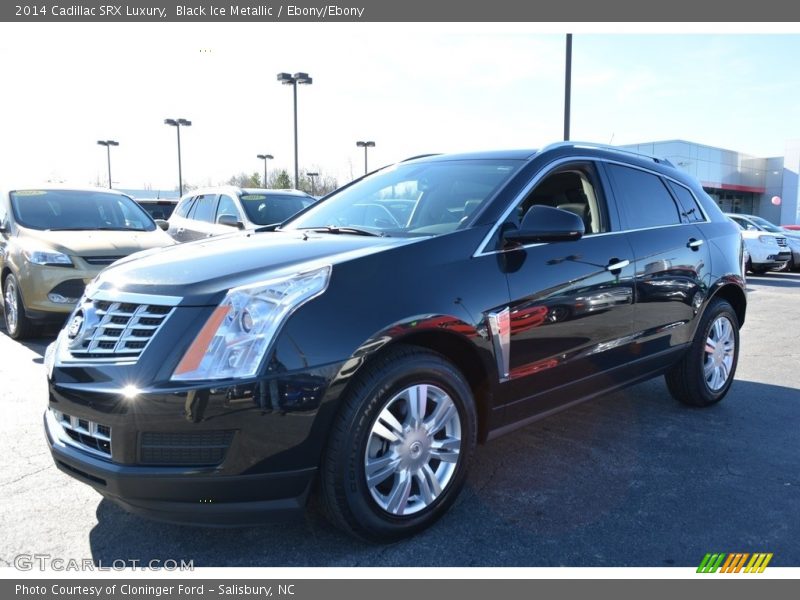 Black Ice Metallic / Ebony/Ebony 2014 Cadillac SRX Luxury
