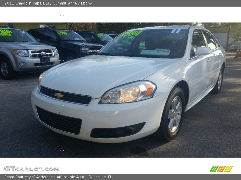 Summit White / Ebony 2011 Chevrolet Impala LT