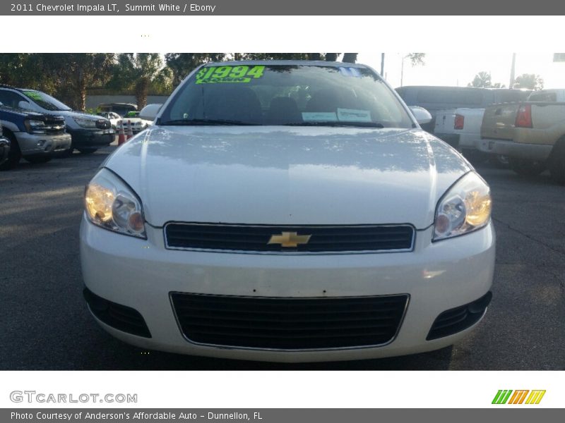 Summit White / Ebony 2011 Chevrolet Impala LT
