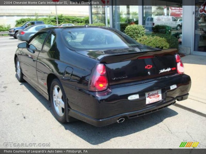 Black / Ebony Black 2004 Chevrolet Monte Carlo Intimidator SS