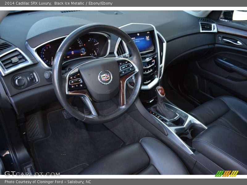 Black Ice Metallic / Ebony/Ebony 2014 Cadillac SRX Luxury