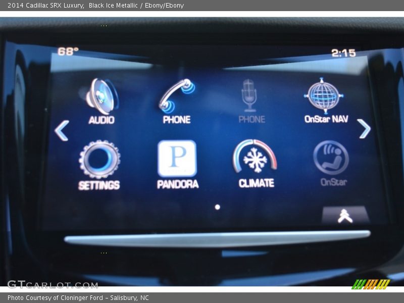 Black Ice Metallic / Ebony/Ebony 2014 Cadillac SRX Luxury