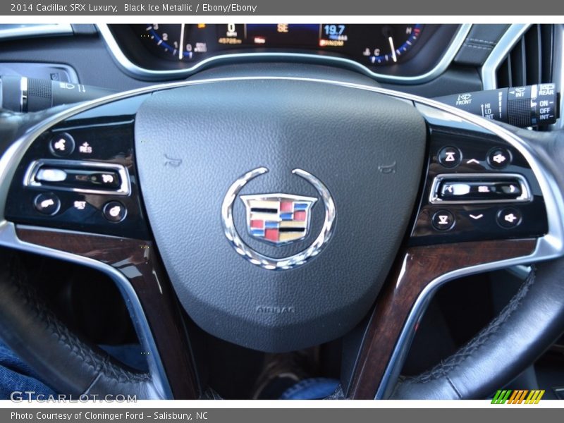 Black Ice Metallic / Ebony/Ebony 2014 Cadillac SRX Luxury