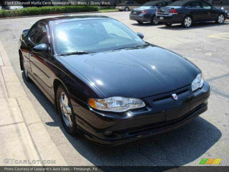 Black / Ebony Black 2004 Chevrolet Monte Carlo Intimidator SS
