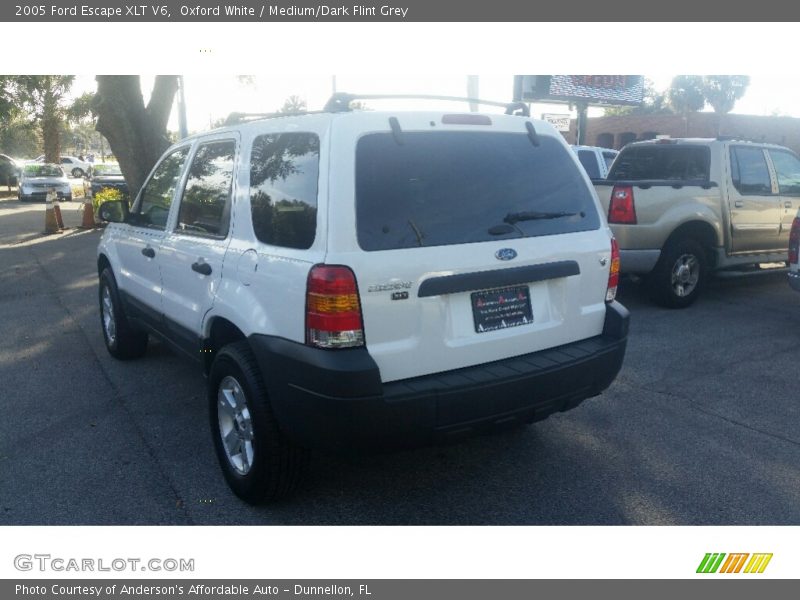 Oxford White / Medium/Dark Flint Grey 2005 Ford Escape XLT V6