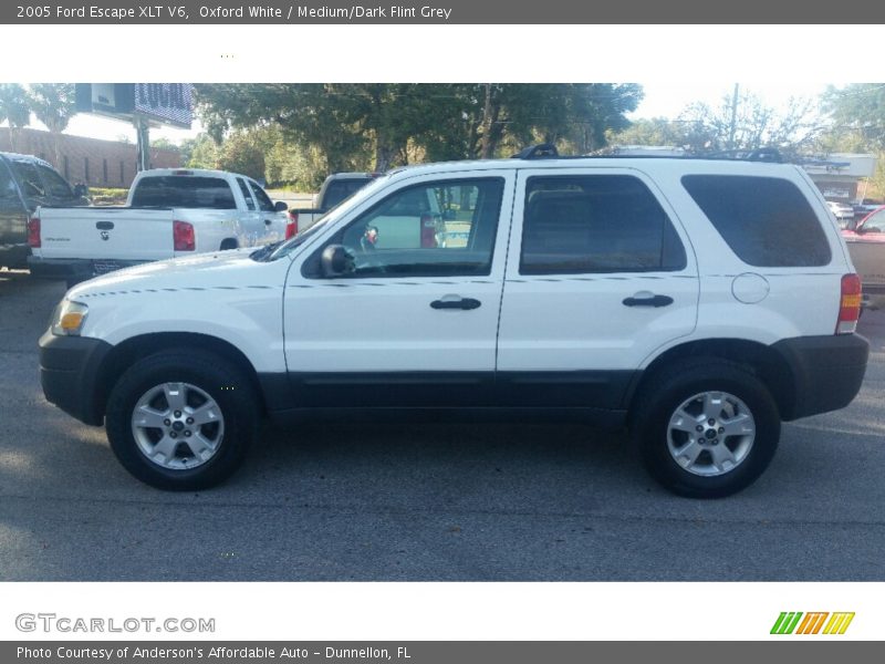 Oxford White / Medium/Dark Flint Grey 2005 Ford Escape XLT V6